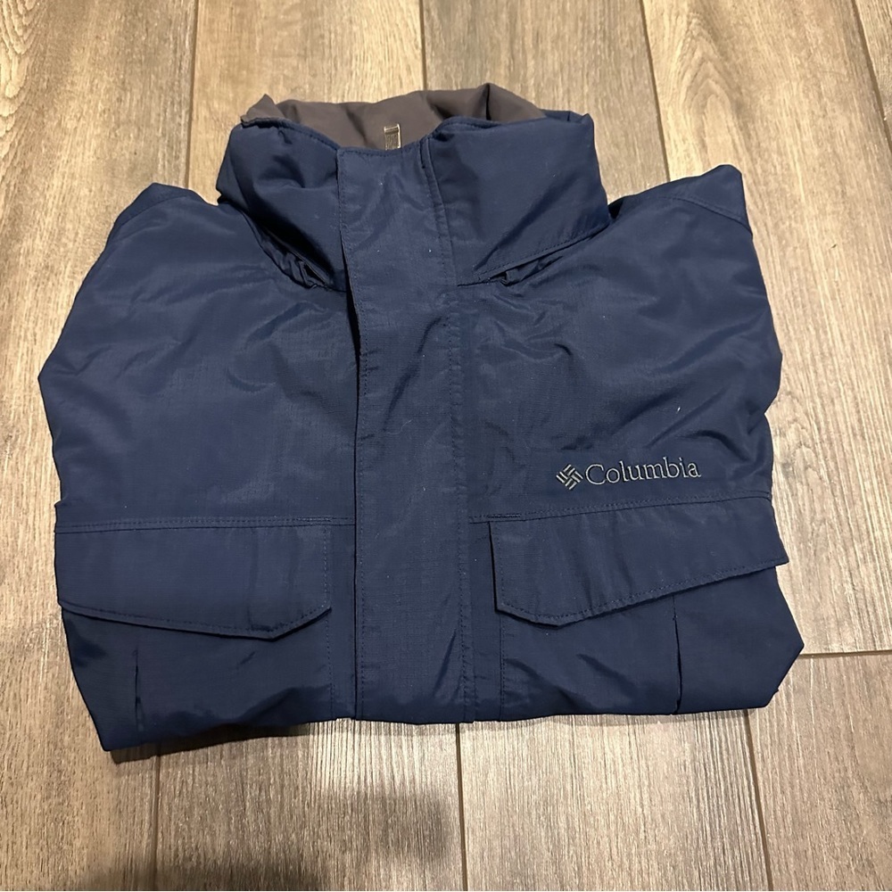 Columbia Men Jacket Preowned Size Large Zipper Front